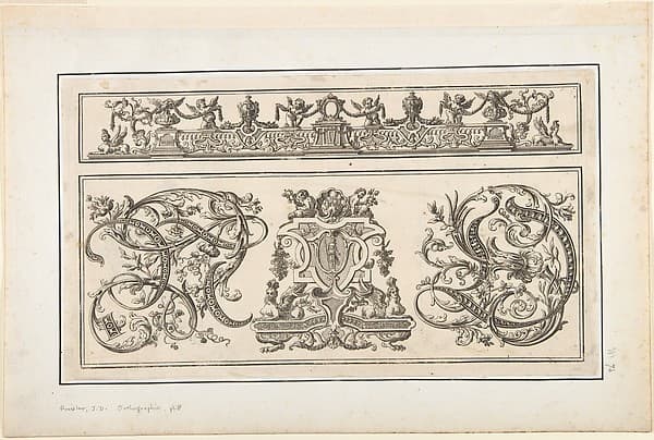 Plate 8, from "Orthographia", by Johann Daniel Preissler