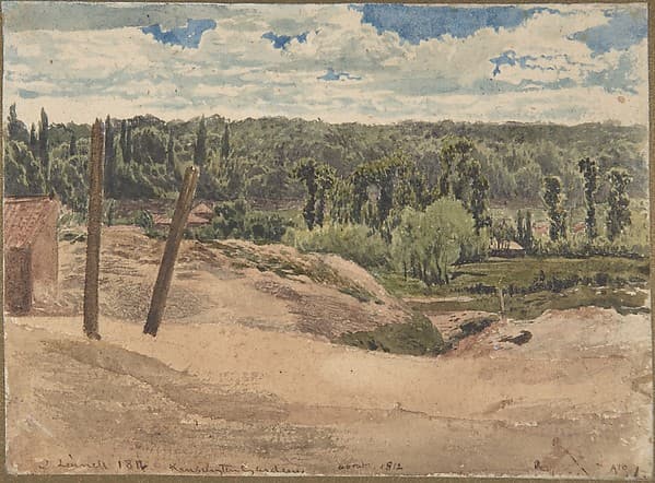View of Kensington Gardens, London, by John Linnell