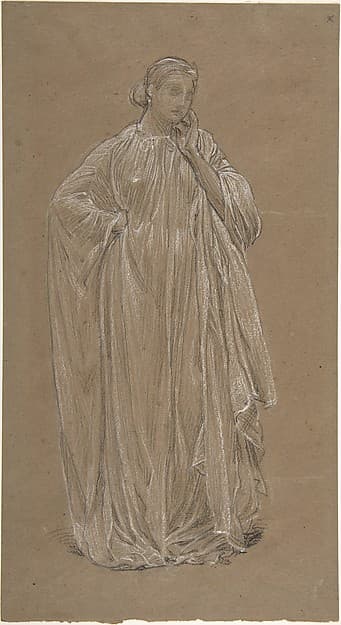 Draped Model, by Albert Joseph Moore