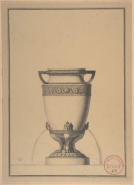 Design for a Wine Fountain, by Henri Auguste