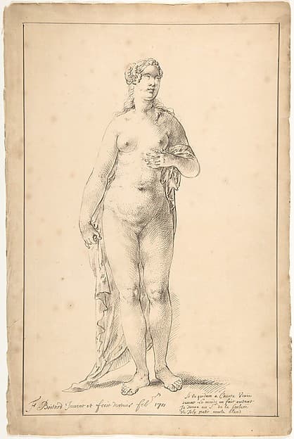 Study of a Female Figure (Venus), by François Boitard