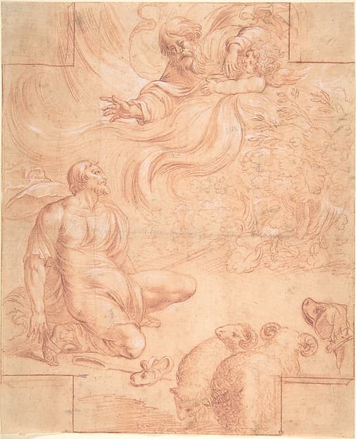 God Appearing to Moses, by Pierre Brebiette