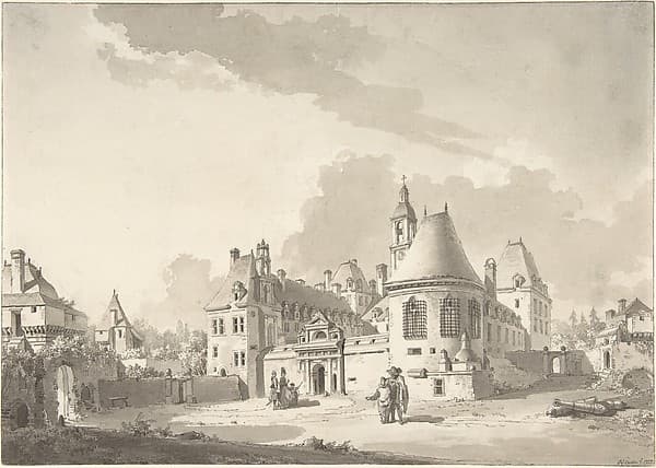 Le château de Kerjean, by Louis François Cassas