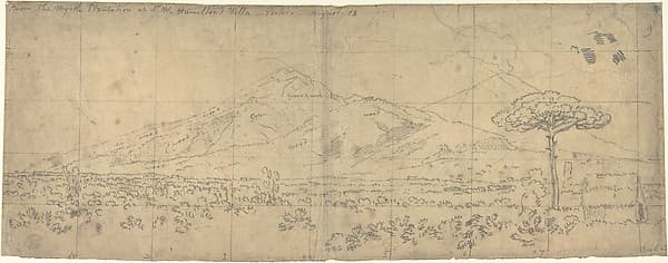 View of Vesuvius, by John Robert Cozens