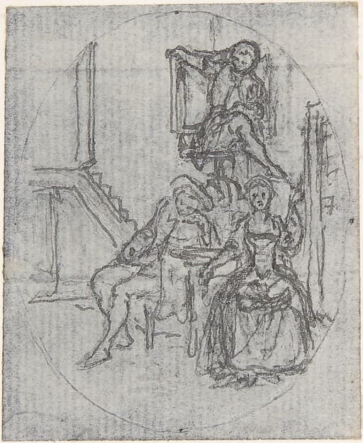 Design for a Book Illustration [?], by Hubert François Gravelot