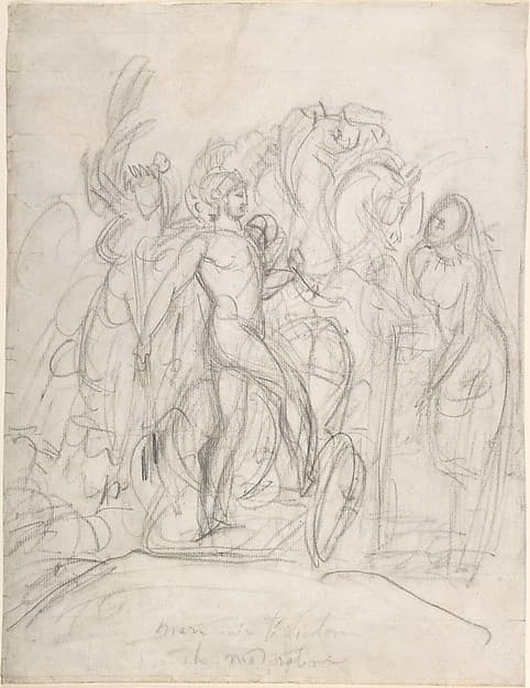 Mars Crowned by Victory and Listening to Moderation, by baron Antoine Jean Gros