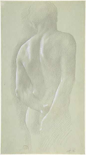 Study of a Figure, by Alphonse Legros