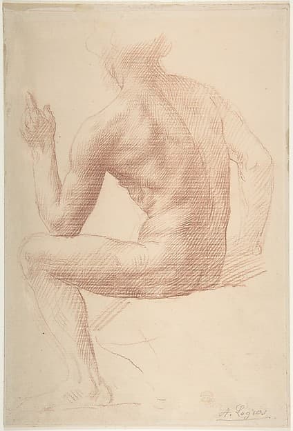 Study of a Figure, by Alphonse Legros