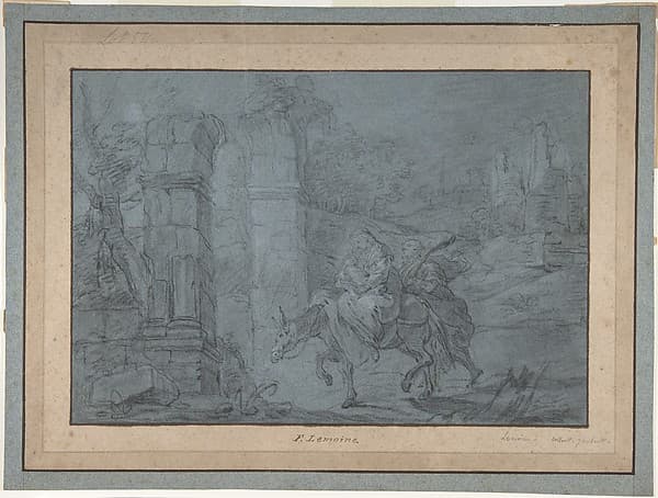 The Flight into Egypt, by François Le Moyne