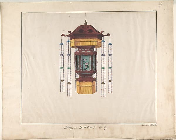 Design for Hall Lamp No.9, by Lamqua