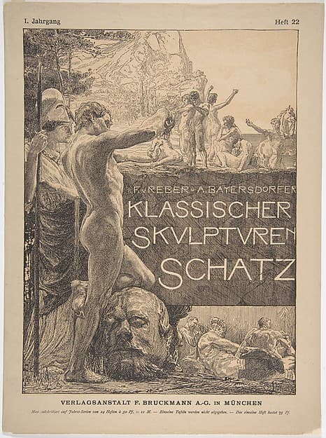 Cover design for "Klassischer Skulpurenschatz", by Otto Greiner