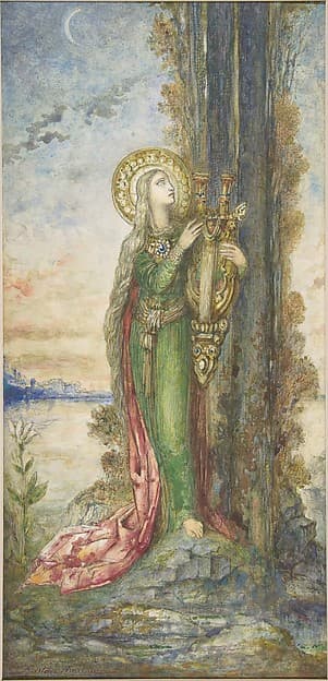 Saint Cecilia, by Gustave Moreau