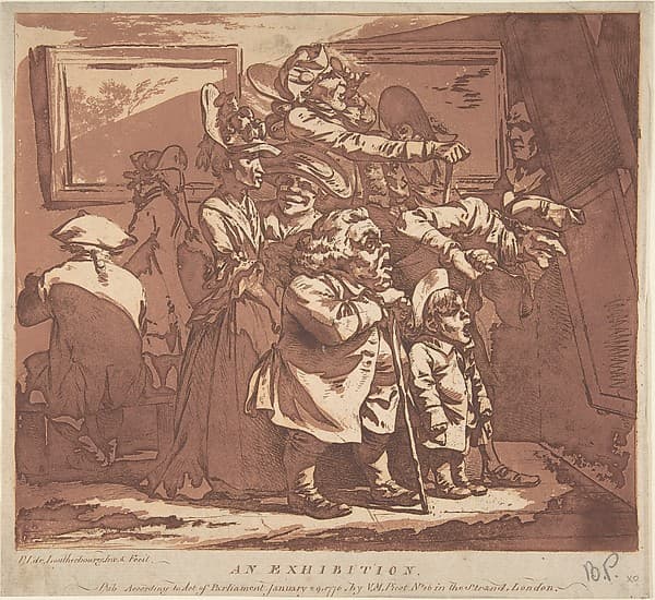 An Exhibition, by Philippe Jacques de Loutherbourg