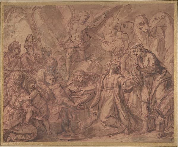 The Son of Moses Circumcised, by Anonymous, French, 17th century