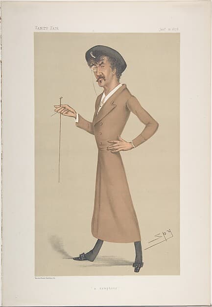 A Symphony, from "Vanity Fair", by Sir Leslie Ward ["Spy"]