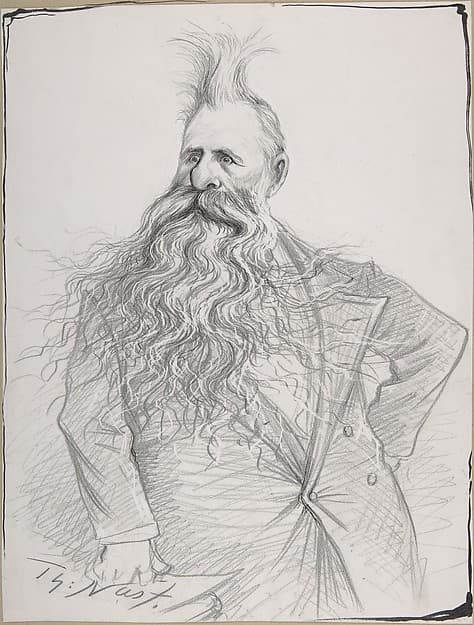 Senator Dolph of Oregon (Joseph Norman Dolph), by Thomas Nast