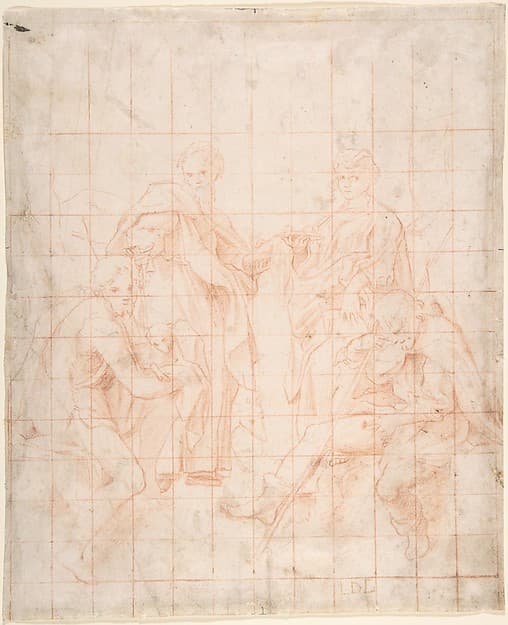 Study of Four Saints, by Correggio (Antonio Allegri)