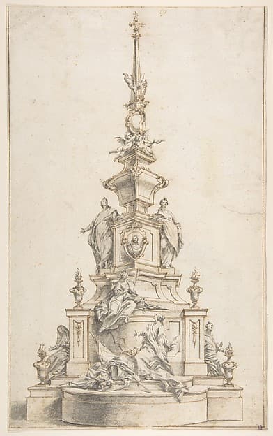 Design for a Funerary Monument, by Ignaz Günther