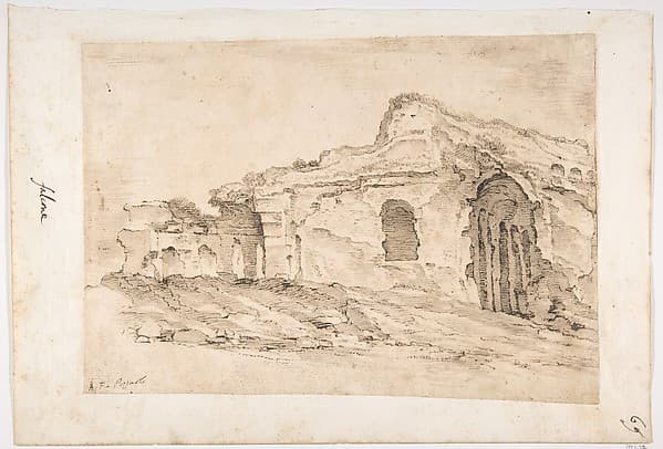 Ruins of the Roman Arena at Pozzuoli, by Aniello Falcone