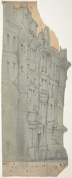 Design for a Stage Set at the Opéra, Paris, by Eugène Cicéri
