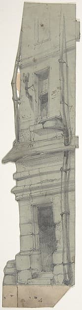 Design for a Stage Set at the Opéra, Paris, by Eugène Cicéri