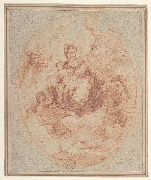 The Virgin and Child Holding Scapulars, by Francesco Guardi