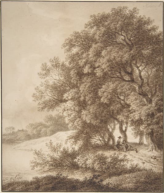 Landscape with Lovers, by Ferdinand Kobell