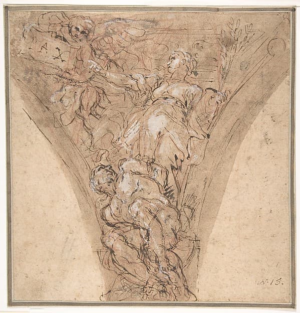 Allegorical Figure of Peace, by Carlo Maratti