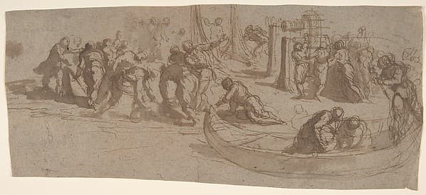 Various Figure Groups, by Jacopo Palma the Younger