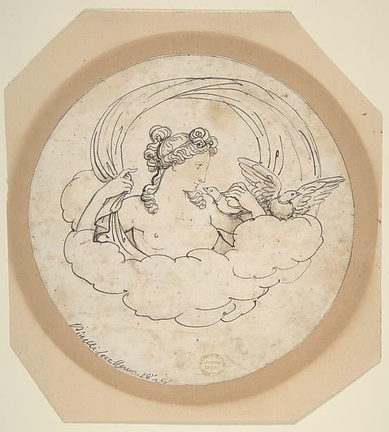 Venus with Doves, by Bartolomeo Pinelli