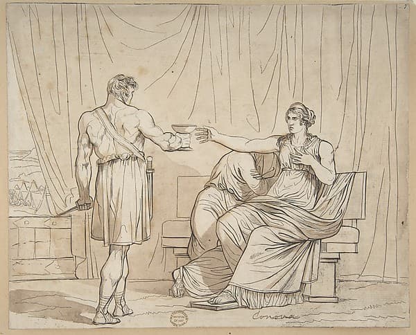 Death of a Roman Matron, by Bartolomeo Pinelli