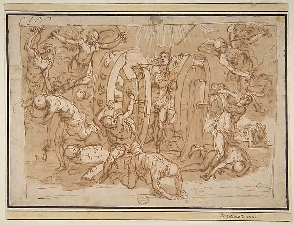 The Martyrdom of St. Catherine of Alexandria, by Bernardino Poccetti