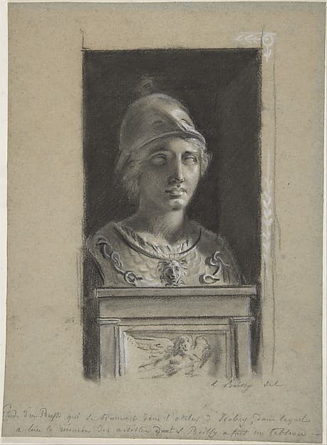 Bust of Minerva, by Louis Léopold Boilly