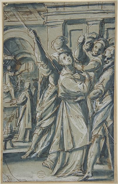 A Deacon Led to Martyrdom, by Giovanni Mauro della Rovere
