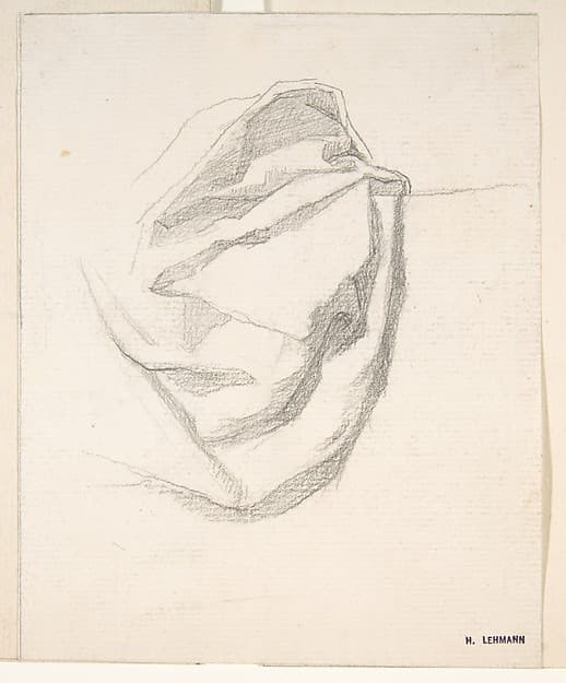 Study of Drapery, by Henri Lehmann
