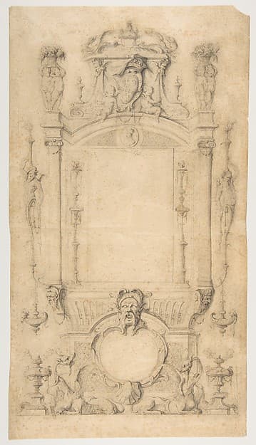 Design for a title page, by Jean Bernard Toro