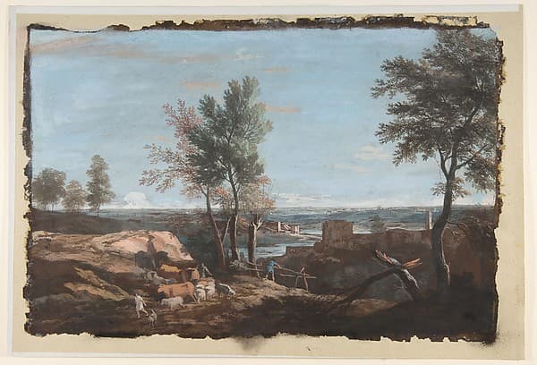 Extensive Pastoral Landscape, by Marco Ricci