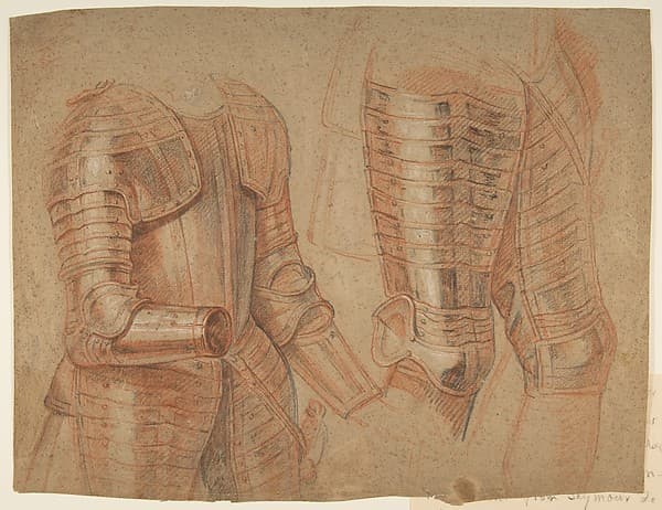 Studies of Armor, by Anonymous, French, 17th century