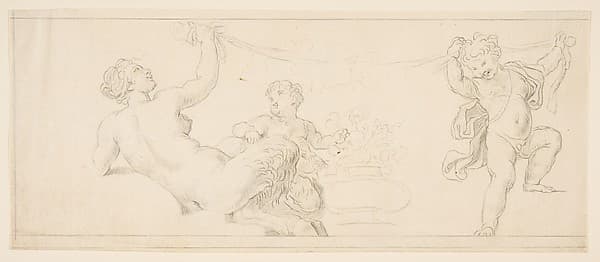 Design for a Frieze, by Anonymous, French, 18th century