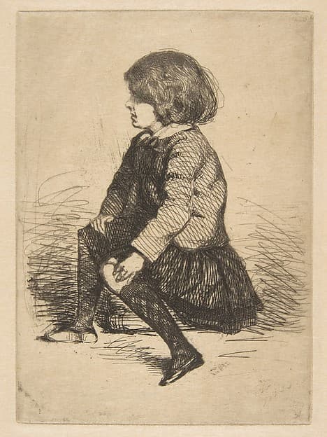 Seymour Seated, by James McNeill Whistler