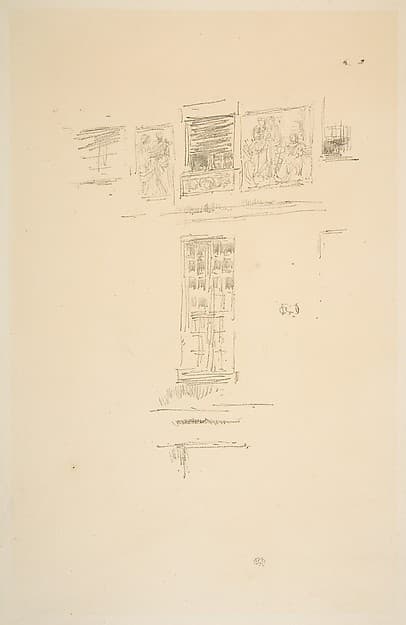 Hôtel Colbert, Windows, by James McNeill Whistler