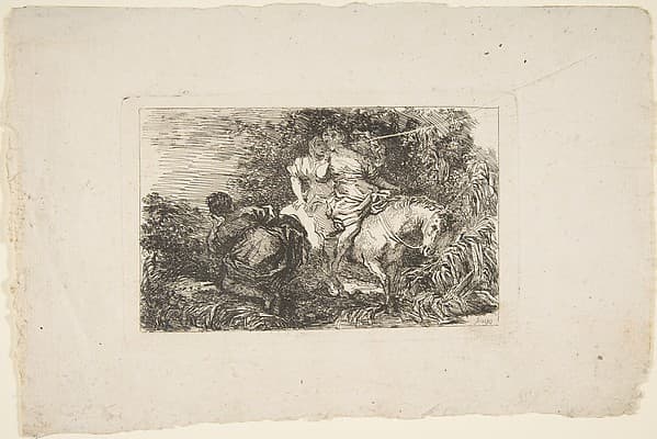 La Fuite de Clelie, by Jean Honoré Fragonard