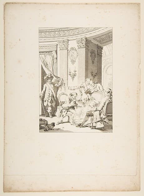 Le Mari Confesseur, from "Contes et nouvelles en vers par Jean de La Fontaine. A Paris, de l'imprimerie de P. Didot, l'an III de la République, 1795", by Jean-Baptiste Tilliard