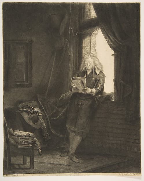 Jan Six, by Rembrandt (Rembrandt van Rijn)