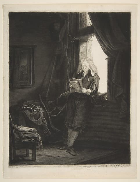 Jan Six, by Rembrandt (Rembrandt van Rijn)