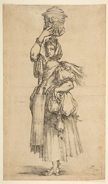Gardener, from "Hortulanae", by Jacques Bellange