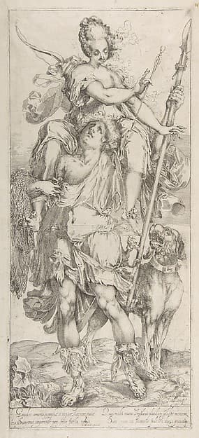 Diana and Orion, by Jacques Bellange