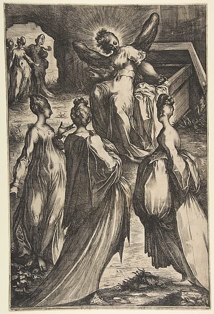Three Marys at the Tomb, by Jacques Bellange