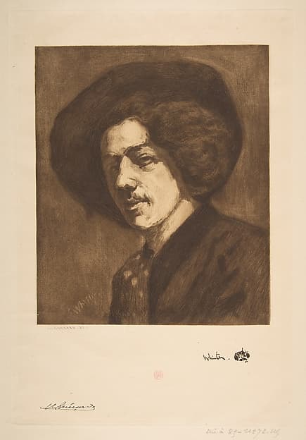 Whistler's "Portrait of Himself", by Henri Charles Guérard