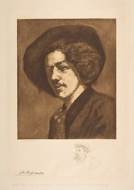 Whistler's "Portrait of Himself", by Henri Charles Guérard